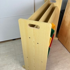 絵本＆おもちゃ収納ラック 絵本ラック 絵本棚 おもちゃ箱の画像