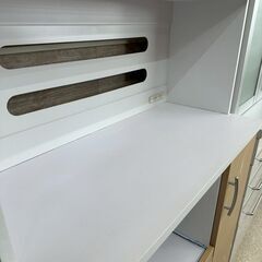 ★リユースのサカイ高崎店★TJ13175  レンジボード ライトブラウン H180×D42×W89.5 クリーニング済みの画像