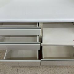 ★リユースのサカイ高崎店★TJ13176  食器棚 白 H200.5×D42.5×W119.5 クリーニング済みの画像