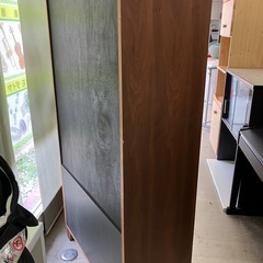 I2510-662 キャビネット ブラウン キズ汚れ剥がれ有り 中古の画像
