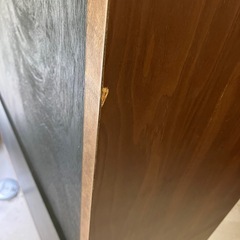 I2510-662 キャビネット ブラウン キズ汚れ剥がれ有り 中古の画像
