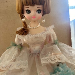 昭和レトロ フランス人形の画像