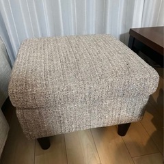 3人掛けカウチソファ 肘かけあり の画像