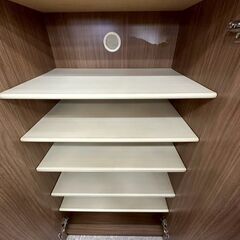 ★リユースのサカイ高崎店★TJ13183  下駄箱 ライトブラウン H175×D35×W74.5 クリーニング済みの画像