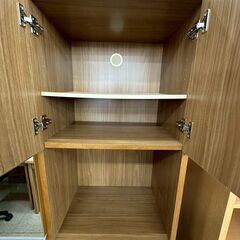 ★リユースのサカイ高崎店★TJ13183  下駄箱 ライトブラウン H175×D35×W74.5 クリーニング済みの画像