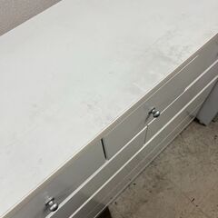 リサイクルショップどりーむ荒田店　No5076 タンス　収納棚　棚　収納　白色　の画像