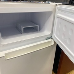⭐️人気⭐️2019年製 TAG label 85L冷蔵庫 AT-RF85B 2ドア ホワイト 静音設計 サブ冷蔵庫 1人暮らし No.7277 NHの画像