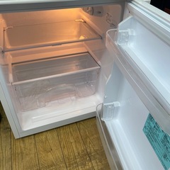 ⭐️人気⭐️2019年製 TAG label 85L冷蔵庫 AT-RF85B 2ドア ホワイト 静音設計 サブ冷蔵庫 1人暮らし No.7277 NHの画像