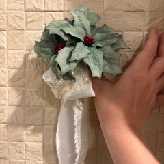布花アートフラワー教室　クリスマスレッスン受付開始の画像