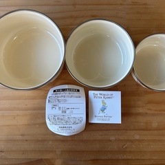 ピーターラビットキッキンコレクション　ボウル3Pセット
の画像