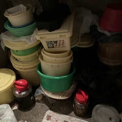 漬物樽　一式の画像