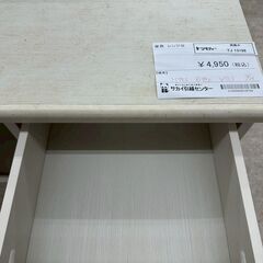 ★リユースのサカイ高崎店★TJ13188  レンジ台 アイボリー H179.5×D39×W73.5 クリーニング済みの画像