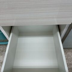 ★リユースのサカイ高崎店★TJ13189 (株)ニトリ レンジ台 白 H100.5×D50×W120.5 クリーニング済みの画像