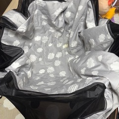 洗えてたためるベビーサークル クラウド(グレー) 5か月~ の画像