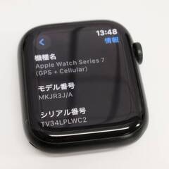 Apple Watch Series 7/GPS+セルラー/45mm/A2478/グリーン〈MKJR3J/A〉の画像