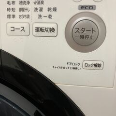 ドラム式洗濯乾燥機SHARP ES-S7E, 7kg/3.5kgの画像