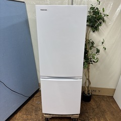 I642 🌈 2023年製の高年式♪ TOSHIBA 冷蔵庫 (153L) 2ドア ⭐ 動作確認済 ⭐ クリーニング済の画像