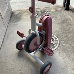 ミニーちゃん　折りたたみ三輪車の画像