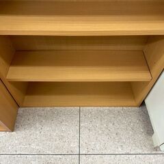 ★リユースのサカイ高崎店★TJ13193  本棚 ライトブラウン H89.5×D17×W59.5 クリーニング済みの画像