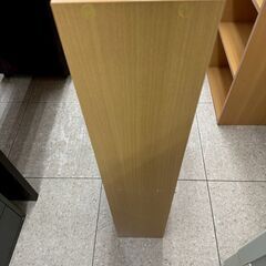 ★リユースのサカイ高崎店★TJ13193  本棚 ライトブラウン H89.5×D17×W59.5 クリーニング済みの画像