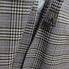 【売】niko and...チェック柄　ジップアップ　ロングコートの画像