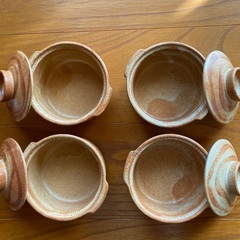 茶碗蒸し用瀬戸物4客の画像