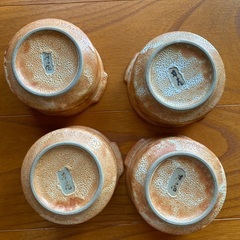 茶碗蒸し用瀬戸物4客の画像