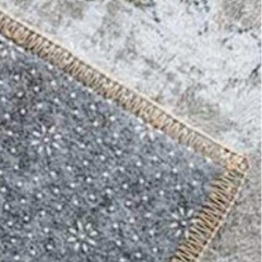 　ヴィンテージ風洗えるラグカーペットの画像