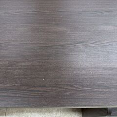 ★リユースのサカイ高崎店★TJ13194 (株)ヤマダホールディング デスク ダークブラウン H72×D59×W118.5 クリーニング済みの画像