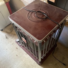 業務用大型石油ストーブ　角形　ダイニチ　開放式　fm-712 ブルーヒーター　昭和レトロ　茶色　ブラウン　の画像