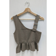 SUREVE ニット ビスチェ ブラウン レディース トップス 重ね着 コーデ おしゃれ カジュアル の画像