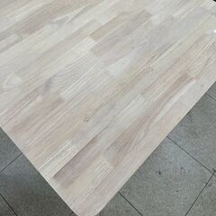 ★リユースのサカイ高崎店★TJ13196 マナベインテリア テーブル クリーム H71×D79.5×W90 クリーニング済みの画像