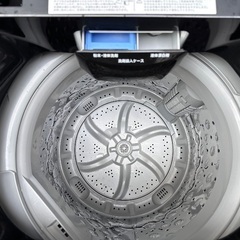 🟧洗濯機番号100  NITORI ニトリ 2023年製 6kg ブラック 大阪府内全域配達無料 設置動作確認込み 保管場所での引取は値引きしますの画像