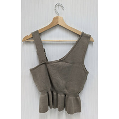 SUREVE ニット ビスチェ ブラウン レディース トップス 重ね着 コーデ おしゃれ カジュアル の画像