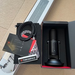 新品❗️ゲーミング用　コンデンサーマイク＆マイクアームセットの画像