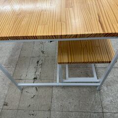 ★リユースのサカイ高崎店★TJ13197  2人掛けダイニングセット ライトブラウン H72×D79.5×W115 クリーニング済みの画像