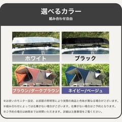 新品未使用品 SHINOBI ルーフテント テント型 ハシゴ付 メッセージ頂ければ追加画像有ります。の画像