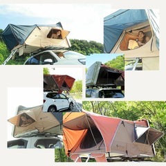 新品未使用品 SHINOBI ルーフテント テント型 ハシゴ付 メッセージ頂ければ追加画像有ります。の画像