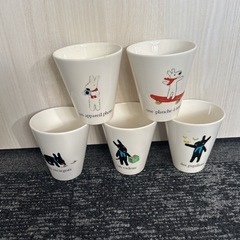 リサとガスパール　フリーカップ5個セット　新品未使用の画像
