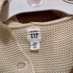 baby GAP くま耳カーディガン 90cmの画像