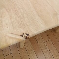 ★リユースのサカイつくば店★TK7051  ダイニングテーブル ナチュラル H66×D70×W120 クリーニング済みの画像