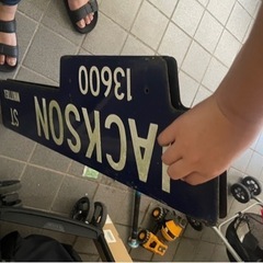 アメリカン　看板　ストリート　レトロ　ヴィンテージ　ブリキの画像