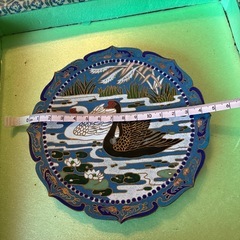 【受け渡し調整中】七宝焼  飾り皿   の画像