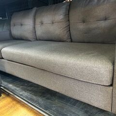 【リサイクルストアスターズ城西店】 【中古品】3人掛けソファ（オットマン付き）の画像