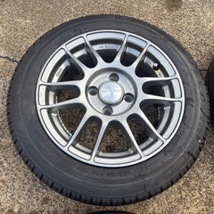 165/65R14 ブリヂストン ホイール付夏タイヤ4本セットの画像
