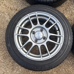 165/65R14 ブリヂストン ホイール付夏タイヤ4本セットの画像