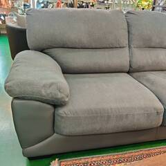 【愛品倶楽部柏店】NITORI ニトリ ワイド2人掛けソファ ファブリック&合皮 WALL2 幅200cmの画像