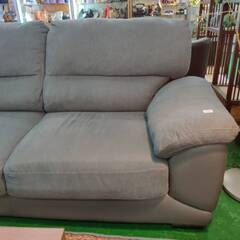 【愛品倶楽部柏店】NITORI ニトリ ワイド2人掛けソファ ファブリック&合皮 WALL2 幅200cmの画像