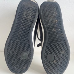 【中古品】Hawk STAR 軽量 シューズ  ホワイト ブラウン　25.5cm メンズ レディース スニーカーの画像