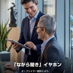 【新品】ヘッドセット Bluetooth5.4+EDR イヤホンマイク オープンイヤーの画像